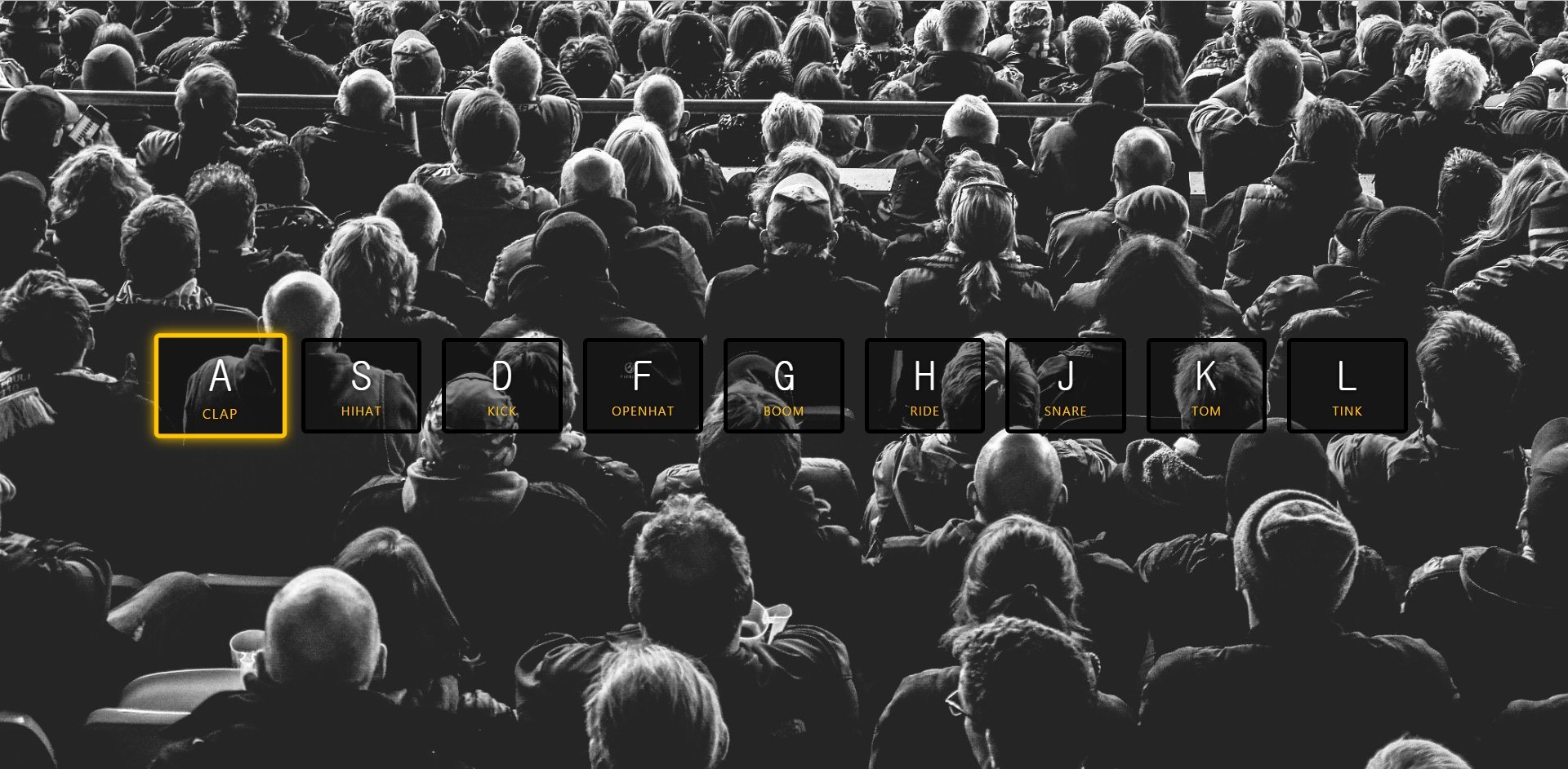 JavaScript Drum Kit Demo